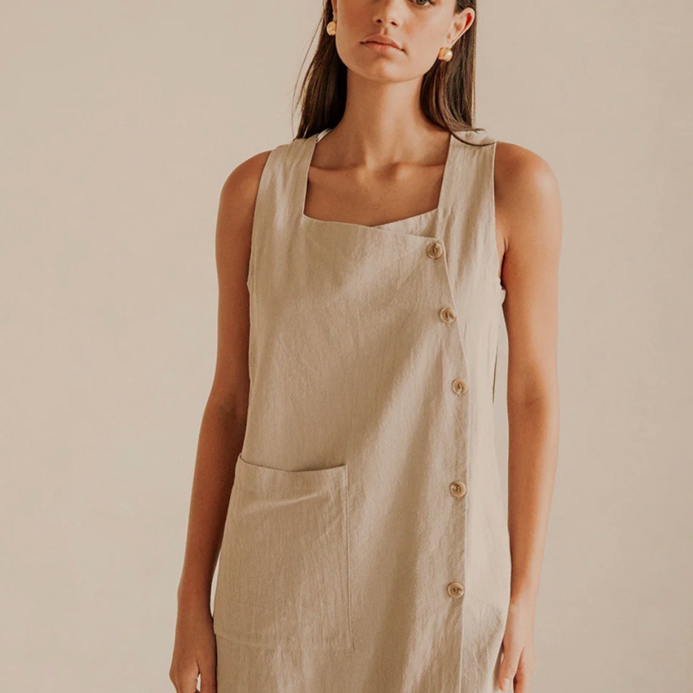 Sabo Skirt Beige Mini Dress